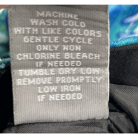 Roz & Ali Skirt Women's Size 20 Black Midi Pencil Lined Floral Flowers Slit NWT - Picture 10 of 12